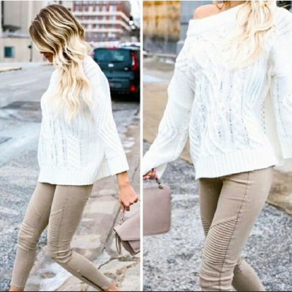 KHAKI ankle zip pull on moto leggings S/M - Picture 5 of 8